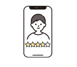 安心のレビュー機能